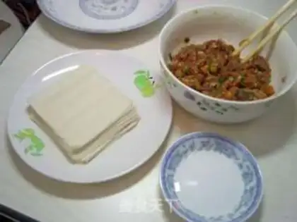 Make Carrot and meat step 3
