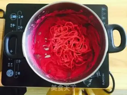 Make Beet root pasta step 5