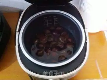 Make Chestnut bean mooncake step 1