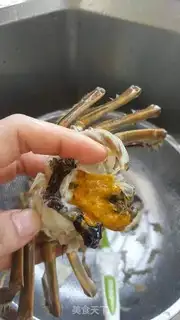 Make Egg steaming crabs step 2