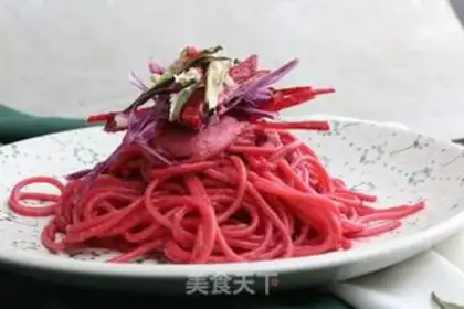 Make Beet root pasta step 6