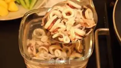 Make Thai squirming squid step 2