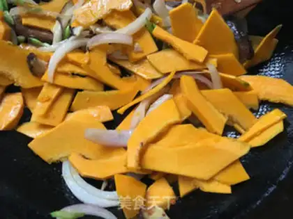 Make Pumpkin cheese rice step 4