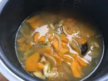 Make Pumpkin cheese rice step 5