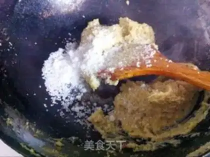 Make Chestnut bean mooncake step 8