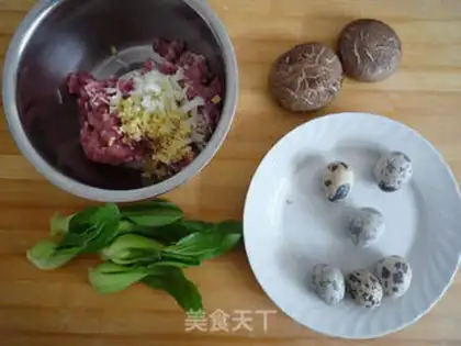 Make Quail egg mushroom spa step 0