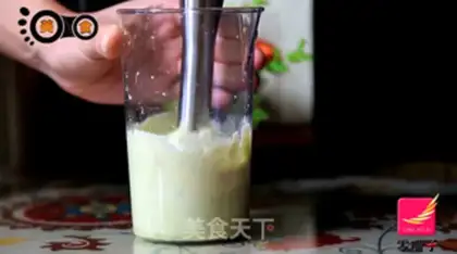 Make Cream salad shrimp step 3