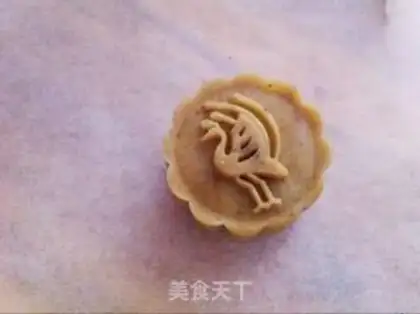 Make Chestnut bean mooncake step 14