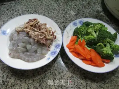 Make Seafood broccoli step 0