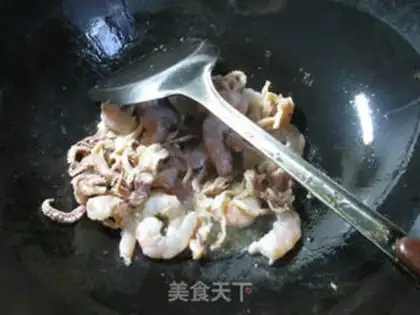 Make Seafood broccoli step 3