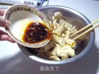 Make A tofu congee step 4