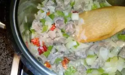 Make White bean stew step 11