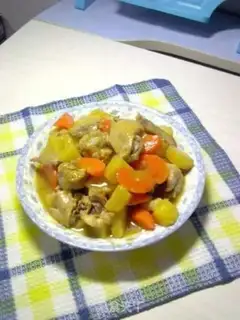 Make Curry potato chicken step 9
