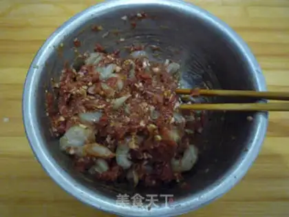 Make Pork pan sticker step 4
