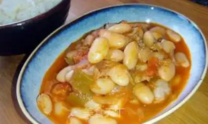Make White bean stew step 14
