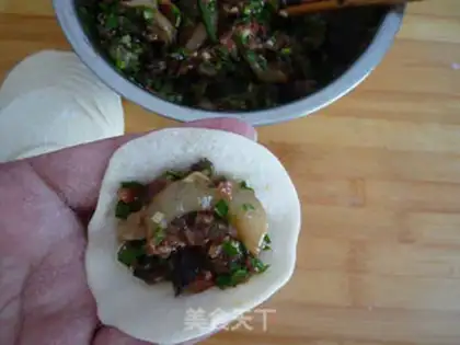 Make Pork pan sticker step 9