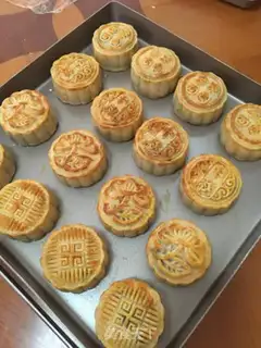Make Red bean yogurt of broad moon cake step 25