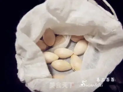Make Microwave white fruit step 1