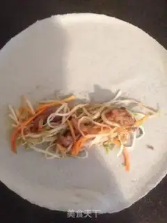 Make Spring rolls step 8