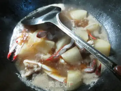 Make Carrots boil crabs step 9