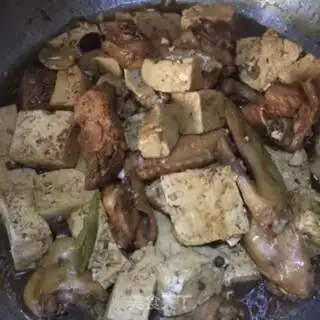 Make Chicken wing tofu step 6