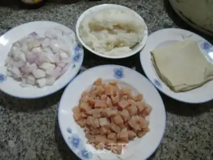 Make Onion chicken rice step 0