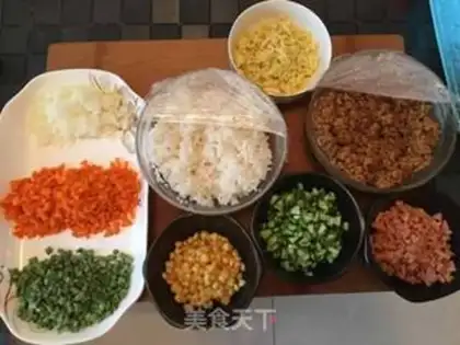 Make Egg fried rice step 0