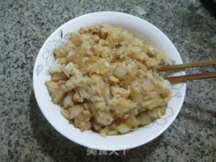 Make Onion chicken rice step 7