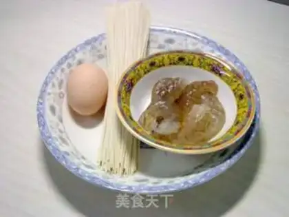 Make Shrimp egg noodles step 0