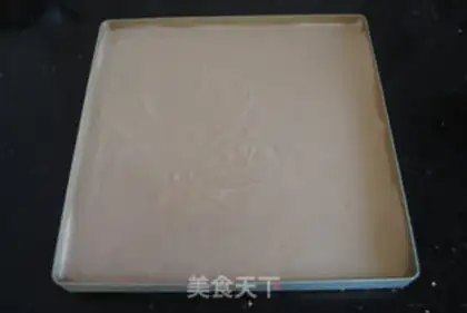 Make Rose chocolate roll step 8