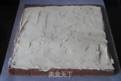 Make Rose chocolate roll step 13