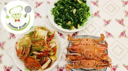 Make Hot, hot crabs step 6