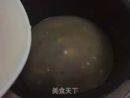 Make The green bean rice step 5
