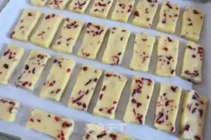 Make Cranberry cookies step 7