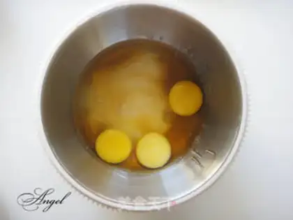 Make A flower, honey cake step 2