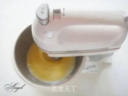 Make A flower, honey cake step 3