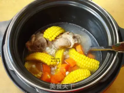 Make Corn spinal soup step 4