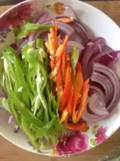 Make Onion veal silk step 1