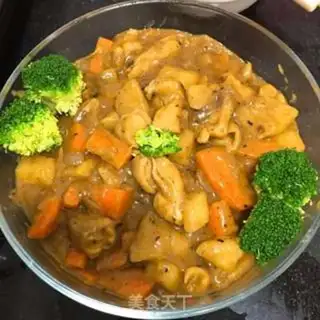 Make Curry chicken leg meat step 10