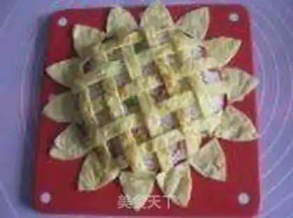 Make A sunflower fried rice step 5