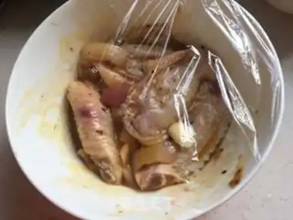 Make Honey mustard fried chicken wings step 2