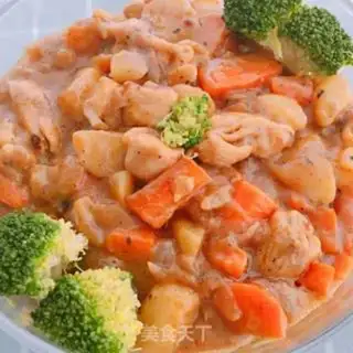 Make Curry chicken leg meat step 13