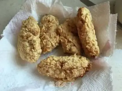 Make Honey mustard fried chicken wings step 8