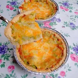 Make Butter bacon cheese pie step 16
