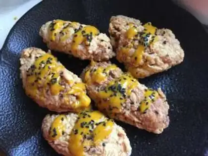 Make Honey mustard fried chicken wings step 12