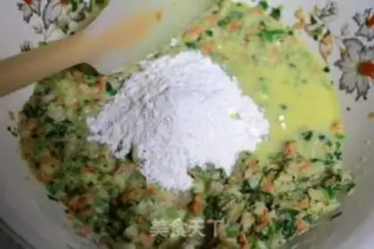 Make Cod vegetable rice cake step 5