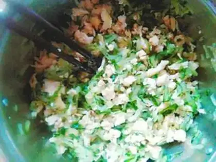 Make Cucumber egg dumplings step 10