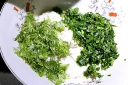Make Bean slag vegetable pie step 2