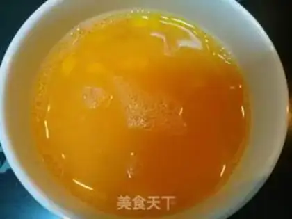 Make Burger egg soup step 3