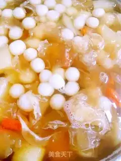 Make Silver pear soup step 2